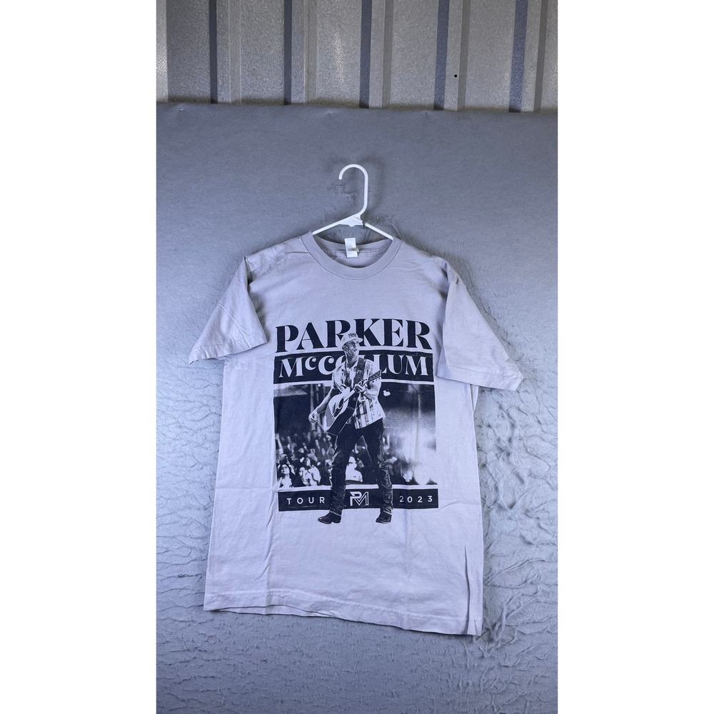 Tultex Parker McCollum Tour 2023 T-Shirt Mens M Gray Excellent Concert Graphic